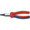 Rd.-nose pliers pol. w. multi-component handles 140mm